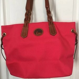 Bright Pink Nylon Dooney & Bourke Tote